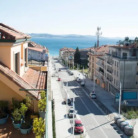 Precioso Atico Con Terraza Y Vistas A Silgar. Apartman Sanxenxo